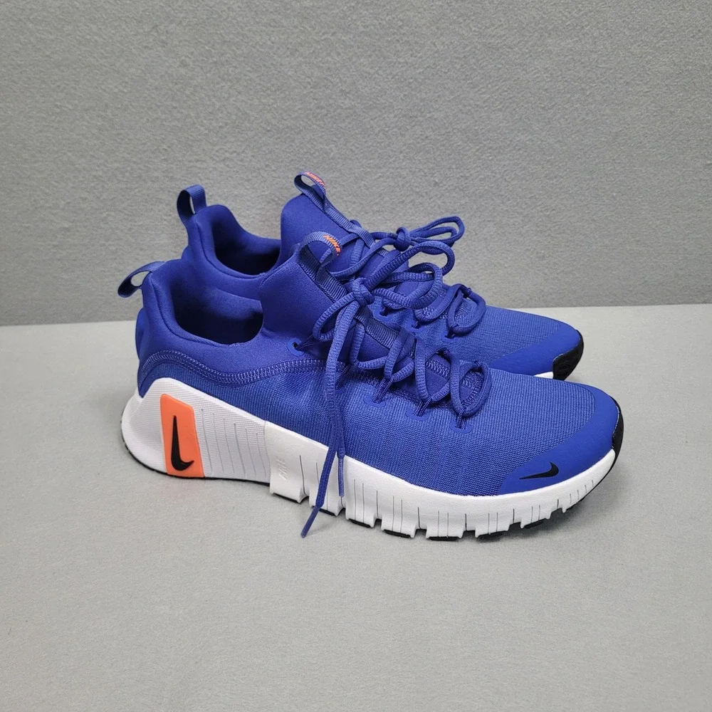 Nike Free Metcon 6 Hyper Royal Orange Mens Training Shoes FJ7127-401 Size 10.5